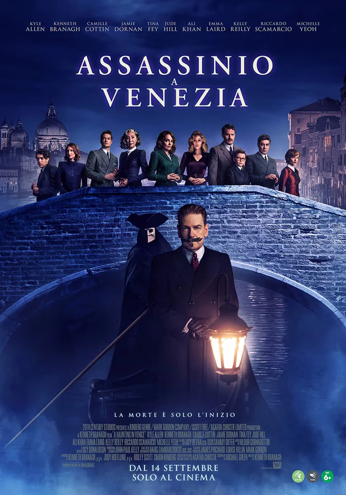 Assassinio a Venezia, la locandina italiana del film di Kenneth Branagh
