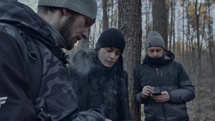 Un'immagine del documentario di Kasia Smutniak, Mur