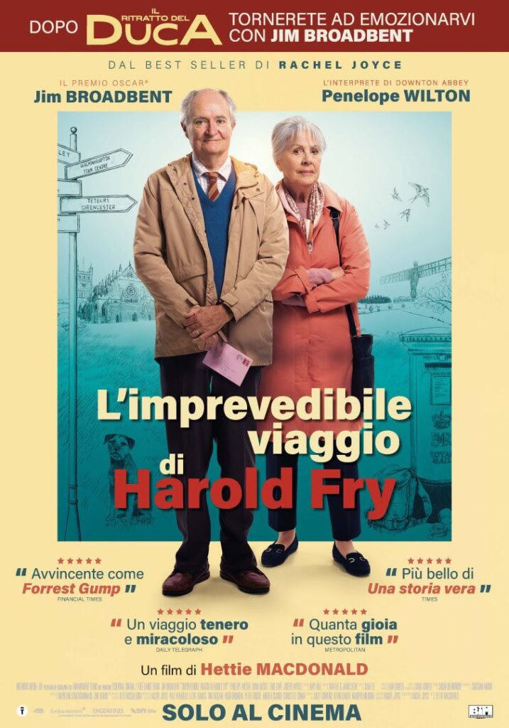 L'imprevedibile viaggio di Harold Fry, la locandina italiana del film
