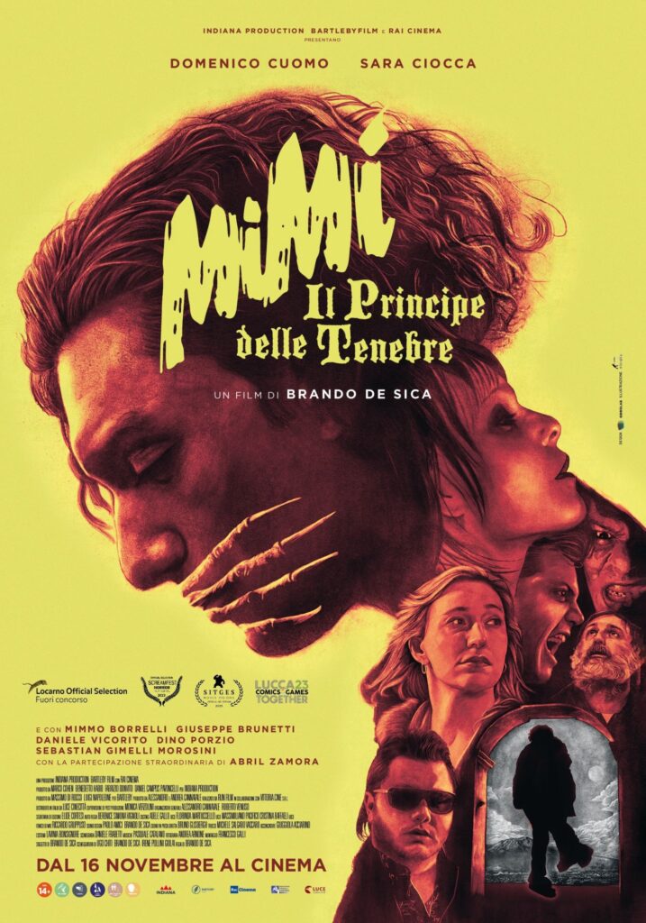 Mimì - Il principe delle tenebre, la locandina del film di Brando De Sica
