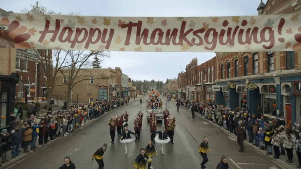 Thanksgiving, una sequenza del film