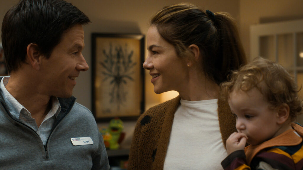 The Family Plan, Mark Wahlberg e Michelle Monaghan in un'immagine del film di Simon Cellan Jones
