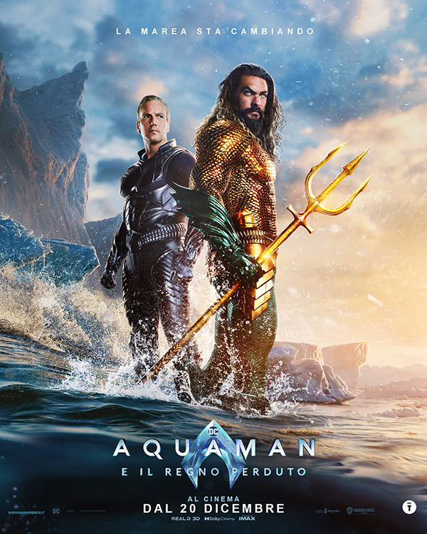 Aquaman e il regno perduto, la locandina italiana del film
