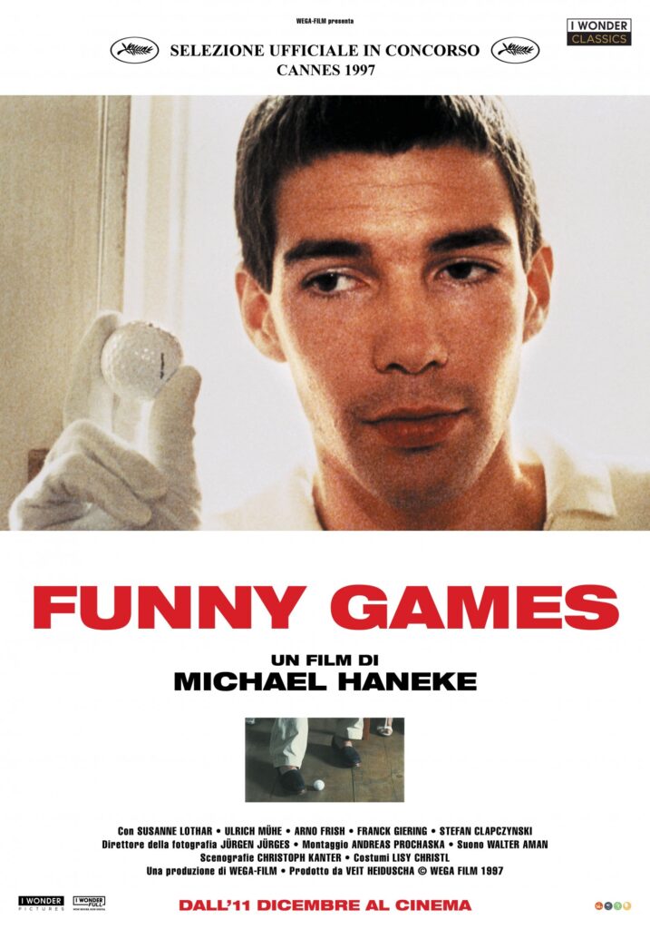 Funny Games, la locandina italiana del 2023 del film