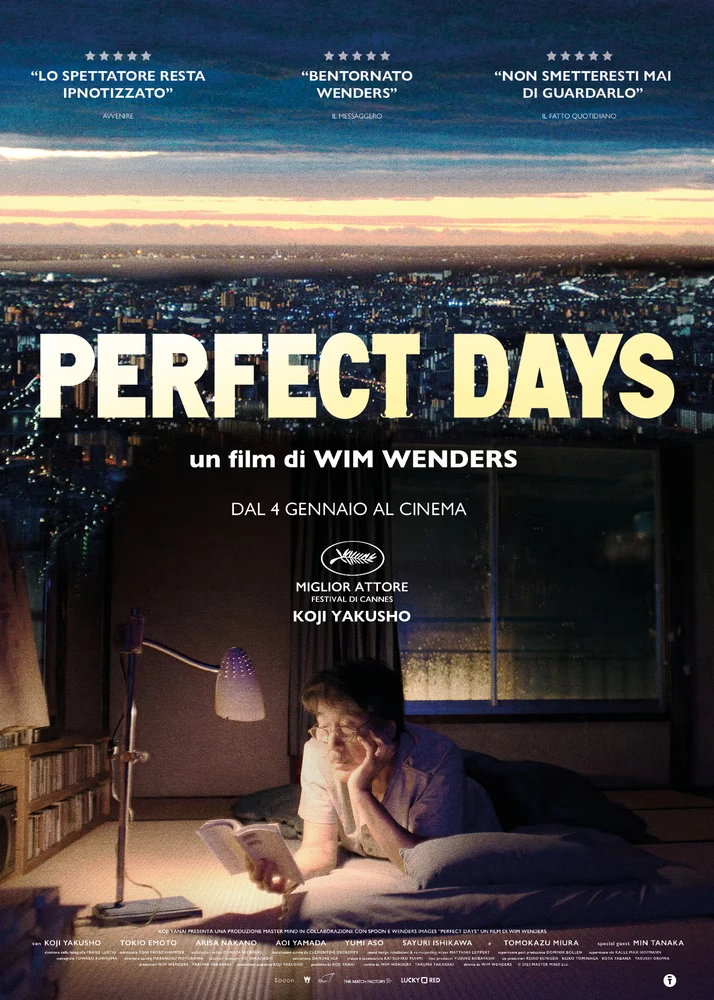Perfect Days, la locandina italiana del film