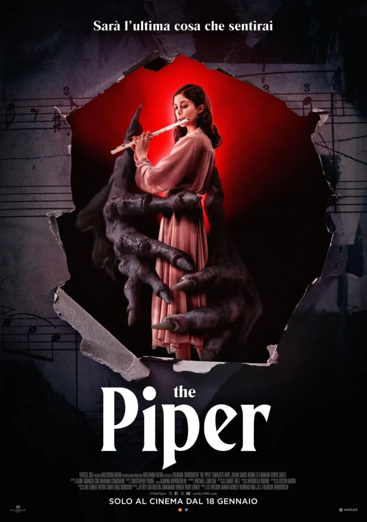 The Piper, la locandina italiana del film di Erlingur Thoroddsen