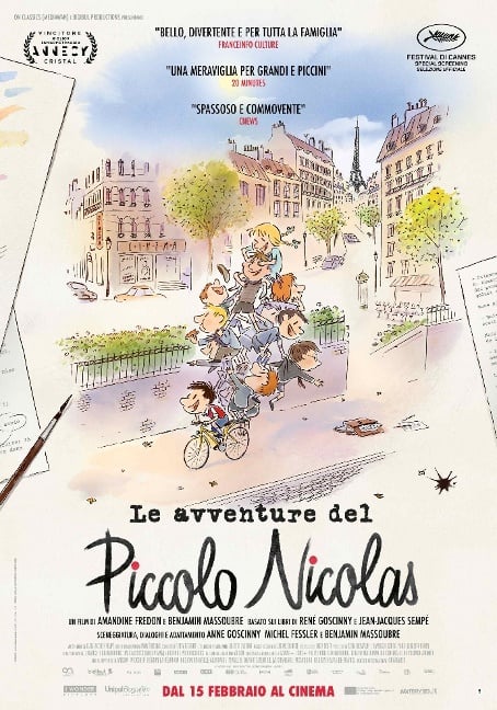 Le avventure del piccolo Nicolas, la locandina italiana del film d'animazione