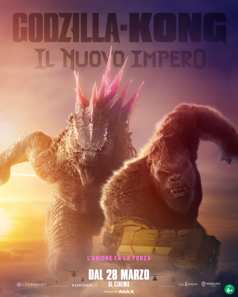 Godzilla e Kong - Il nuovo impero, la locandina italiana del film