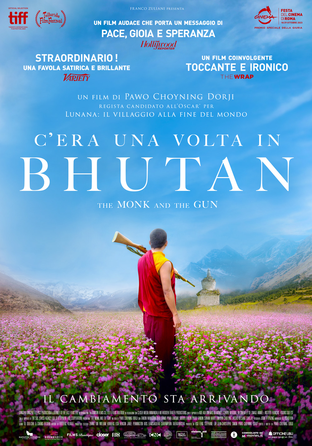 C'era una volta in Bhutan, la locandina italiana del film